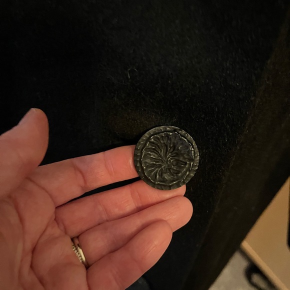 Ming condition 1950s swing fur collar pinup coat large - Picture 6 of 10